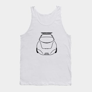 Car Sketch Tank Top